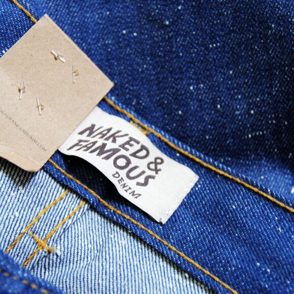 BNWT SS25 NAKED & FAMOUS WORKFORCE SELVEDGE DENIM JEANS 30 & 32 - Picture 8 of 16